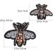 Supvox 10pcs Handmade Embroidered Bee Beaded Patch Appliques for DIY Apparel and Bags Decoration - Buy Online on GoSupps.com
