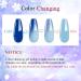 MIZHSE Mood Temperature Color Changing Nail Polish Set - 8 Colors Glow in the Dark Gel Polish Kit for DIY Nail Art Manicure at Home - Buy Online on GoSupps.com
