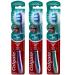 Colgate 360 Whole Mouth Clean Toothbrush Ultra Compact Head Soft (Colors Vary) - Pack of 3
