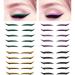 Glitter Eyeliner Stickers Instant Eyeliner Stickers Self-adhesive Eye Line Strip Sticker Eye Makeup Tool Waterproof Eyeliner Stickers style 2