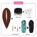 DSoar 20 Double Ended Synthetic Dreadlocks - 10 Strands Crocheted Braided Hair Extensions for Hip-Hop & Reggae Style - Soft & Thin 0.6cm - Buy Online on GoSupps.com