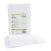 Medi-Inn+ Disposable Wash Gloves Molton 75 g/m for thorough body & intimate care (100 pieces) One size