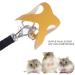 Asixxsix Hamster Dishwear & Leash Set - 3 Size Synthetic Leather Crockery Vests Nylon Line & Bell for Guinea Pigs Hamsters Ferrets & Chinchillas (Yellow) - International Shipping Available - Buy Online on GoSupps.com