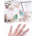 Buy Nail Art Finger Ring Palette - Beige Polish Holder & Color Mixing Plates for Perfect Manicures | International Shipping - Buy Online on GoSupps.com