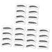 FOMIYES 96 Pairs 8 Eyebrow Shaping Tools Molds Eyeshadow Eyebrow Card Female Painting Eyebrow Powder 1 count (Pack of 1) As Shownx3pcs