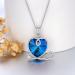 LONAGO Stethoscope Pendant Necklace - 925 Sterling Silver Heart Crystal Jewelry for Nurses & Doctors | Perfect Birthday & Graduation Gifts - Buy Online on GoSupps.com