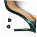 5 Pairs Heart-Shaped High Heel Pads - Replacement Heel Tips & Caps for Shoe Repair - PVC Black Accessories - Buy Online on GoSupps.com