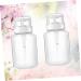  IWOWHERO Set of 2 x 200ml Plastic Pump Bottles for Nail Polish Remover - Buy Online on GoSupps.com