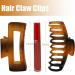 Bqmte 8 Pcs Large Hair Claw Clips for Thick & Thin Hair - No Slip Matte Strong Hold 90s Fashion - Colorful Jaw Clips for Women and Girls - Buy Online on GoSupps.com