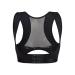 Summer Invisible Posture Corrector Adult Girls Back Support Spine Brace Straighten Correction Belts Anti-Hunchback for Health Care L Black