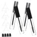 Mikinona 12pcs Empty Mascara Tube with Eyelash Wand Empty Cosmetic Containers Clear Eyelash Mascara Wand Tube