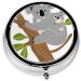 Hugging Tree Koala Mini Round Pill Box | 3 Compartment Portable Pill Organizer for Travel & Home Use - Buy Online on GoSupps.com