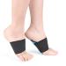 YIKANGHENG Foot Arch Supports 1 Pair High Elastic Brace for Supporting of Left and Right Foot of Flat Foot (Black)