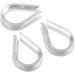 10Pcs 1/8 Wire Rope Chain Thimble for Boat Rigging | 316 Stainless | Anchor & Splicing Tool - Buy Online on GoSupps.com