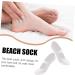 FRCOLOR 1 Pair Silicone Gel Foot Care Socks Heel Crack Socks Dance Socks Cooling Heel Repair Socks Silicone Arch Gel Moisturizing Socks Silicone Socks Beach Men and Women White Protector - Buy Online on GoSupps.com