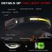 JIALINBIN Rechargeable Headlamp Flashlight 2-Pack | 230Wide Beam Motion Sensor Headlight for Camping, Running, Hiking - 5 Modes Illumination - Buy Online on GoSupps.com