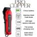 Hair Clipper by Supreme Trimmer - STC5030 Professional Clipper Set (300 Min Run Time) Cordless Beard Trimmer Red Pro Clipper Fade Blade Fade Clipper Gold red silver black - Buy Online on GoSupps.com