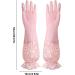 Household Cleaning Gloves | Dishwashing PVC Gloves for Cleaning Non Latex Reusable Household Gloves Fit Your Hands Well Great Kitchen Tools Pink - Buy Online on GoSupps.com