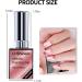 U-Shinein Metallic Painting Gel - Rose Golden 15ml 0.5oz | Nail Art Liner Kit with Strong Reflection | UV Nail Gel for Stunning Metallic Designs - Buy Online on GoSupps.com
