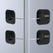 2 Pack Refrigerator Lock - Heavy Duty Combination Fridge Lock Child/Baby Proofing Lock for Cabinets Closets Drawers Window and More Easy Install and Use (Black)