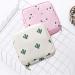 Portable Menstrual Cup and Sanitary Napkin Storage Bag (2 Pack) - Cactus + Begonia | Feminine Menstruation First Period Bag for Women and Teen Girls - Nylon, Compact, and Stylish - Buy Online on GoSupps.com