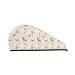 Cute Farm Animals Microfiber Hair Towel Soft Super Absorbent Hair Towel Wrap for Women Coral Velvet Quick Dry Hair Cap for Long Curly and Thick Hair