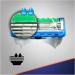 Buy Gillette Proglide Power Blades - 4 Pack | International Shipping Available - Buy Online on GoSupps.com