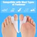 Toe Protectors (12 Pcs) - Bunion Corrector & Silicone Spacers for Women - Big Toe Relief & Alignment Gel Shield - Buy Online on GoSupps.com