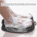 Shower Foot Scrubber Massager - Acupressure Mat with Non-Slip Suction Cups - Gray - Buy Online on GoSupps.com