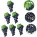 Artibetter 12 Pcs Artificial Bunch of Grapes Faux Greenery Garland Greenery Wreath Mini Decor Shop Window Decoration Lifelike Wet Grape Clusters Simulation Fake Grape Fake Grape Models Starch Blackx2pcs 10X14CMx2pcs - Buy Online on GoSupps.com