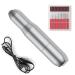 Electric Nail Drill kit Professional Nail File Portable Manicure Pedicure Drill Kit for Acrylic Nails Gel Nails Kit with Sanding Bands Nail Buffer Manicure Pedicure P Grey