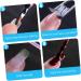 FRCOLOR Set of 3 Manicure Fibre Acrylic Nails Silk Fibres Manicure Tools Gel Kit for Nails Manicure Kits Nail Extension White - Buy Online on GoSupps.com