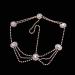 Missgrace Women's Dainty Bohemian Rhinestone Head Chain Hair Accessory - Gold | For Bridal and Girls - Buy Online on GoSupps.com