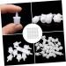 100pcs Glue Replacement Bottle Stoppers | Precision Plug White for Crafts & DIY | International Shipping Available - Buy Online on GoSupps.com
