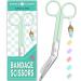 Nurse is Love Nursing Scissors | Bandage Scissors | Perfect Nurses Scissors for First Aid Vet Students Sharp Blades & Round tip for Wound Care in Stainless Steel Green