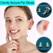 Catinee Locking Earring Backs for Studs - 14k White Gold Plated, Secure Hypoallergenic Backs for Droopy Ears (6pcs/3pair) - Buy Online on GoSupps.com