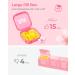 Weekly Pill Organizer - Large 7 Pack Pill Box for Supplements & Medications | Travel-Friendly 7 Day Vitamin Case with Dual Protection - Buy Online on GoSupps.com