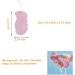 4pcs Exfoliating Bath Sponge Set - Ultra Soft 3D Body Shower Sponge for Dead Skin Removal - Reusable Exfoliating Skin Remover (Pink+Blue+Gray+White) - Buy Online on GoSupps.com