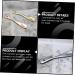 FRCOLOR Lot De 3 Cuill res Cr me Pour Le Visage Usage Domestique Pour Cosm tiques Maquillage Application Propre Pour Cr me Masque Soins Du Corps 4 Pi ces X 3 6.5x1.2cmx3pcs couleurs assortiesx3pcs - Buy Online on GoSupps.com