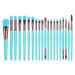 Beifenl 20 Makeup Brush Set Fashion Fluorescent Pure Color Eye Shadow Brush Professional Makeup Beauty Brush (Fluorescent Blue)