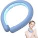 Buy Neck Cooling Tube - Wearable Cooling Choker & Hands-Free Neck Cooler for Summer Heat Relief | Reusable & Ideal for Outdoor Workers - Blue - Buy Online on GoSupps.com