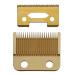VRMETA New Upgrade Professional Replacement Hair Clipper Blades for Wahl Clippers Wahl 5-Star Senior Magic Clip Compatible with 8148 8504 1919 2241 2240 8591(Gold)