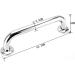 Grab Bar Grab Rails Safety Non-slip Barrier-free Bathroom Handrail for Bathtub Toilet Kitchen Bathroom Handle (Size : 64.2cm) () - Buy Online on GoSupps.com