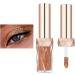 Liquid Eyeshadow - High Pigment Shimmer Eye Shadow - Long-Wearing Eyebrow Shadow with 6 Colors for Daily 04 - Buy Online on GoSupps.com