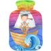 Naanle Watercolor Hot Water Bottle with Cover - 1L Transparent for Bed Hand & Feet Pain Relief | Heat & Cold Therapy - Buy Online on GoSupps.com