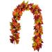Zerodeko 2 Pcs Simulated Maple Leaf Rattan Pine Cones Hanging Vine Silk Flower - Buy Online on GoSupps.com