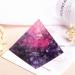 Moonstone Crystal Orgone Pyramid - Purple Chakra Healing Tower - Buy Online on GoSupps.com