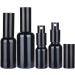 Zeoabsy 24pcs 10ml Shiny Black Glass Spray Bottles & 2 Funnels - Refillable Atomizers for Perfume Essential Oils & More - Buy Online on GoSupps.com