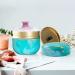 Qopoto Large Powder Puff and Container Set - Baby Powder Puff for Bath and Travel - Cyan Gilding - Buy Online on GoSupps.com