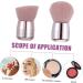 2pcs Mushroom Head Stucco Blush Brush Foundation Brush Mineral Brush Foundation Makeup - Buy Online on GoSupps.com